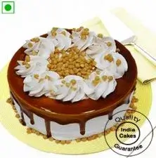 Eggless Delicious Butterscotch Cake Half Kg