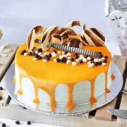 Flavorous Butterscotch Cake Half Kgs