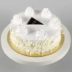 Marvelous White Forest Cake Half Kgs