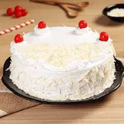 Premium White Forest Cake Half Kgs
