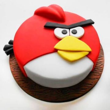Angry Birds Fondant Theme Cake 1 Kg