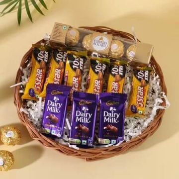 Assorted Chocolates Basket
