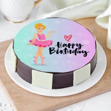 Barbie Poster Cake Half Kg
