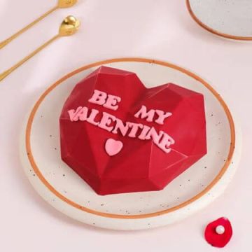 Be My Valentine Pinata Cake