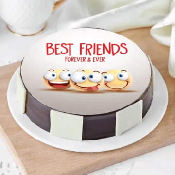 Best Friends Forever Poster Cake Half Kg