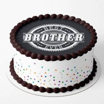 Best Brother Ever Poster Cake