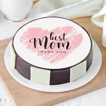 Best Mom Thank You Cake Half Kg