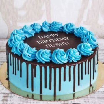 Eggless Blue Forest Love Cake Half Kg