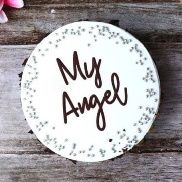 Eggless Cake For My Beautiful Angel Half Kg