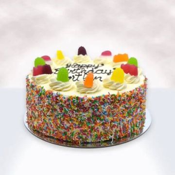 Candy Twist Butterscotch Cake Half Kg