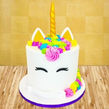 Eggless Colourful Unicorn Cake 1 Kg