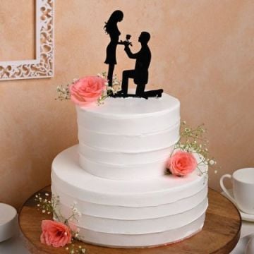 Cool Couple Wedding Cake 2 Kg