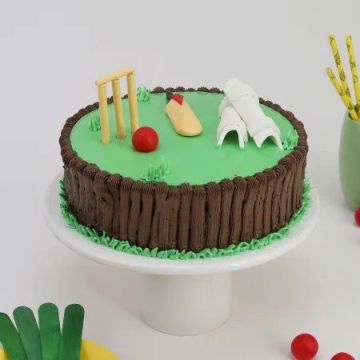 Cricket Theme Fondant Cake 1 Kg