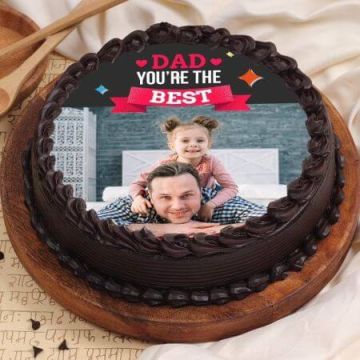 Dad You Are The Best Photo Cake