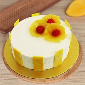 Eggless Delectable Pineapple Cake Half Kgs