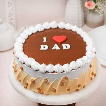 Delightful Dad Butterscotch Cake Half Kg