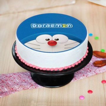 Doremon Cartoon Poster Cake Half Kg