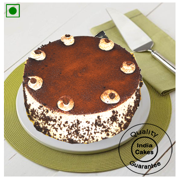Eggless Royal Creamy Irish Coffee Cake Half Kg