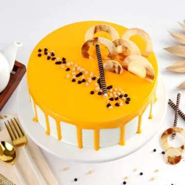 Eggless Sunlit Butterscotch Cake Half Kg