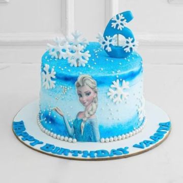 Elsa Frozen Fondant Cake 1 Kg