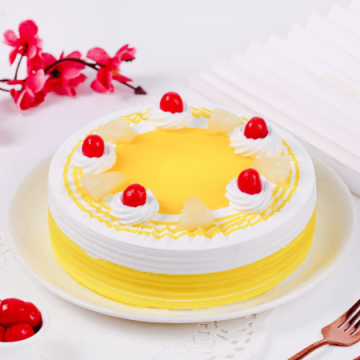 Enticing Pineapple Cake Half Kg