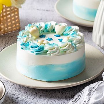 Floral Design Vanilla Cake Half Kg