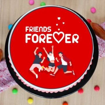 Friends Forever Poster Cake