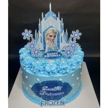 Frozen Theme Cream Cake 1 Kg