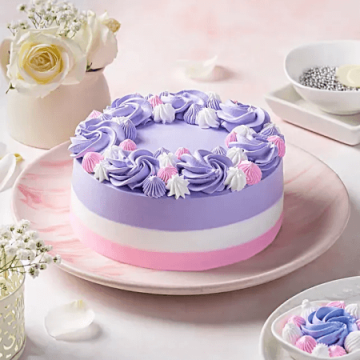 Half Kg Rose Paradise Chocolate Cake