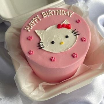 Happy Birthday Kitty Bento Cake