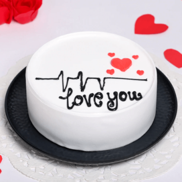 Heartbeat Romantic Chocolate Cake Half Kg