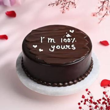 I Am Only Yours Chocolate Cake Half Kg