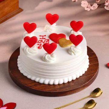 I Love You Valentine Cake Half Kg