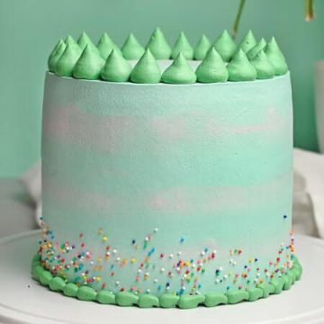 Impressive Green Cake 1 Kg