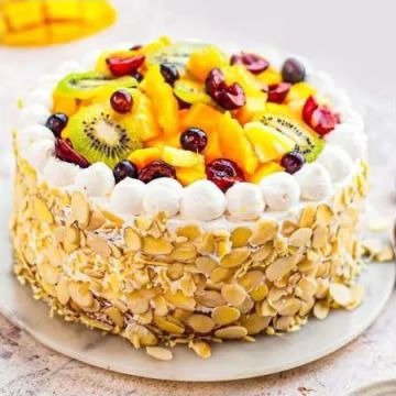 Eggless Juicy Fruit Cake Half Kg
