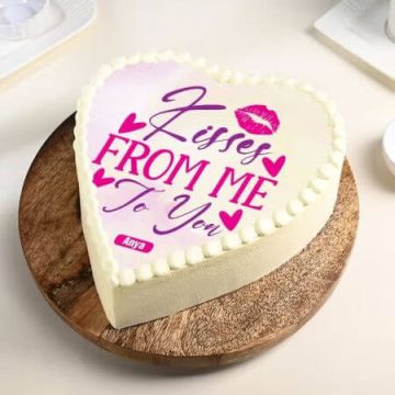 Kisses from Me to You Cake Half Kg
