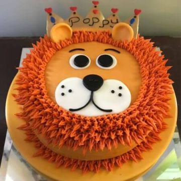 Lion Face Designer Cake 1 Kg