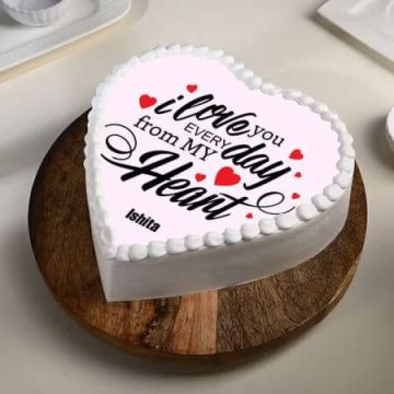 Love Every Day Poster Cake Half Kg