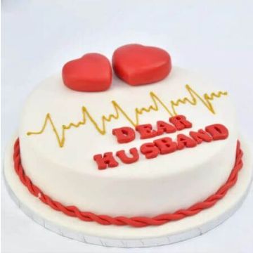 Love From Double Heart Cake 1 Kg