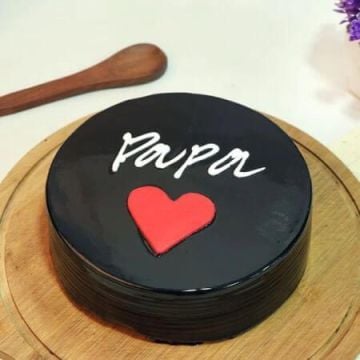 Love Papa Half Kg Chocolate Cake