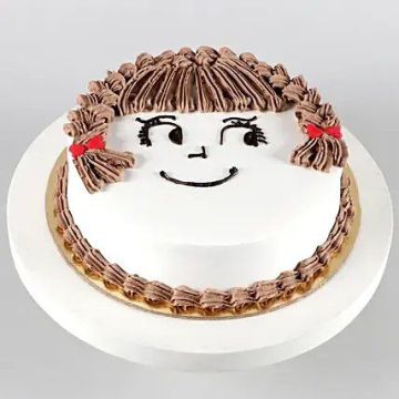 My Cute Love Choco Vanilla Cake Half Kg