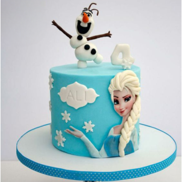 Olaf and Elsa Cake 1 Kg