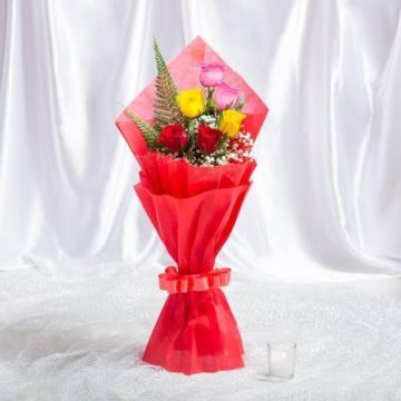 Opulent Mix Roses Bouquet