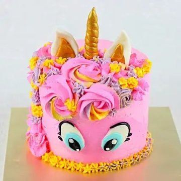 Eggless Pink Unicorn Chocolate Cake 1 Kg
