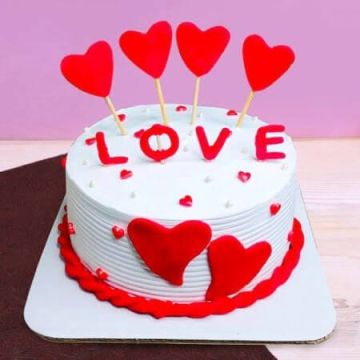 Pretty Love Cake 1 Kg
