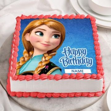 Princess Anna Poster Cake Half Kg