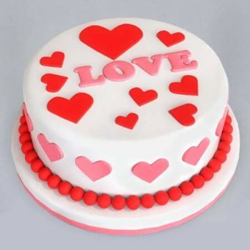 Romantic Love Cake 1 Kg