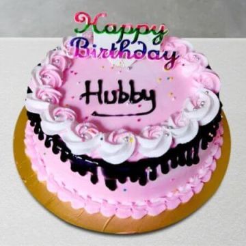 Eggless Rose Foresty Special Strawberry Cake