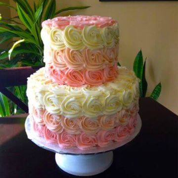 Eggless Rosy Decorative Wedding Cake 3 Kg