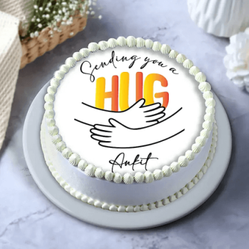 Sending You a Hug Cake Half Kg